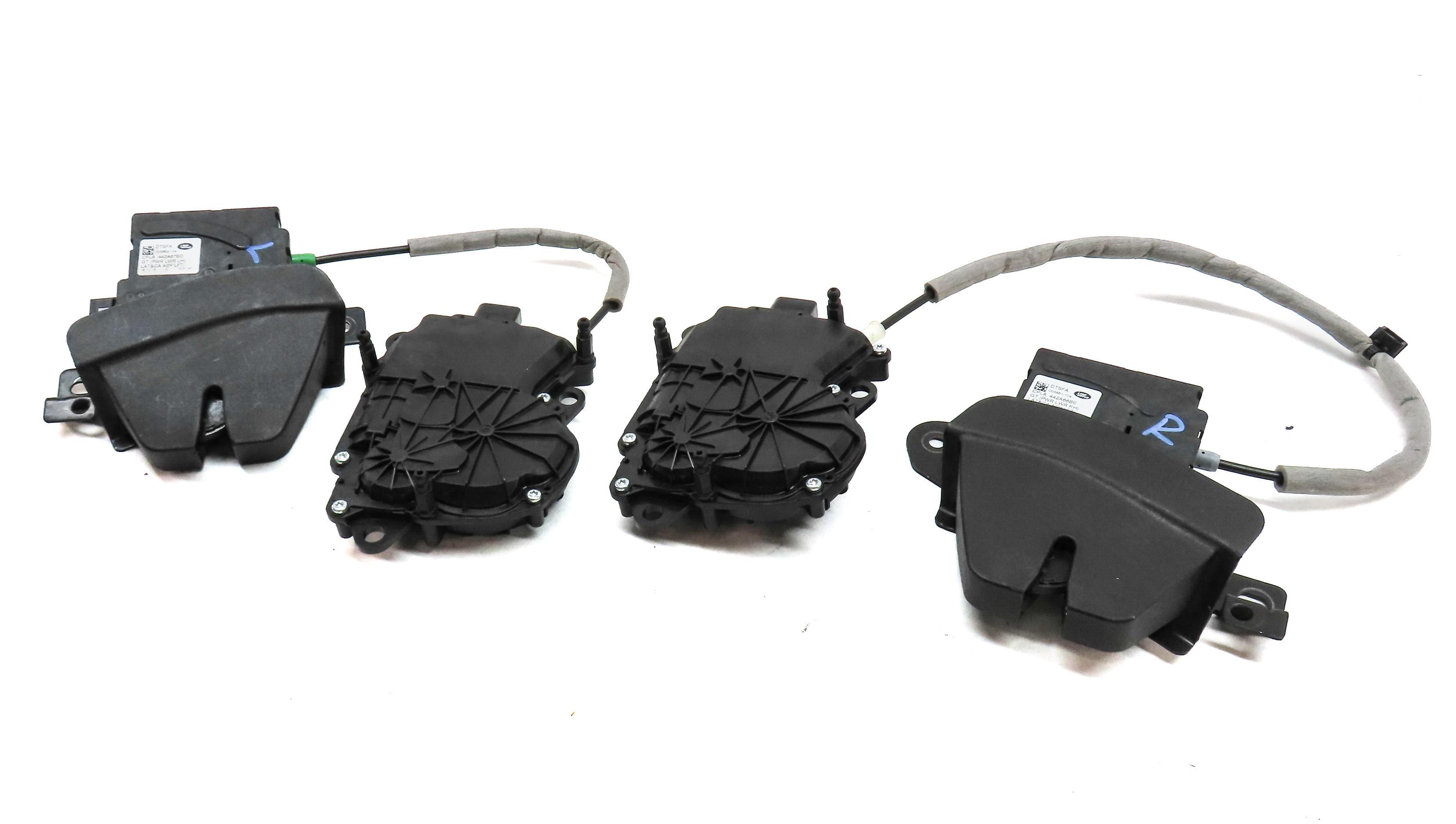 2016 LAND RANGE ROVER L405 REAR TRUNK LOWER TAILGATE HATCH LATCH ACTUATOR SET/4 — exact item pictured